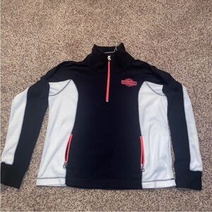 Harley Davidson Women's Motor Cycles 1/4 Zip
Embroidered Fleece Pullover